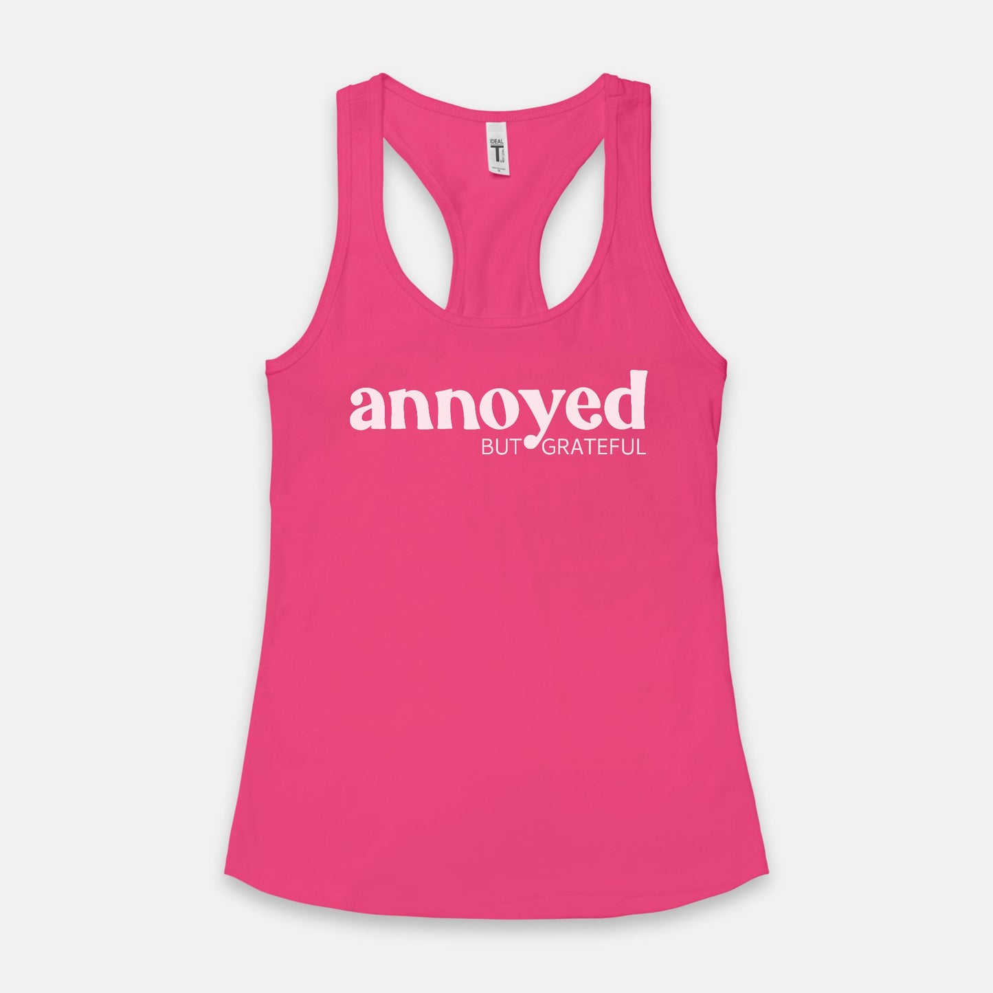 Annoyed But Grateful- Women's Racerback Tank