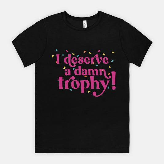 Damn Trophy Tshirt- Black
